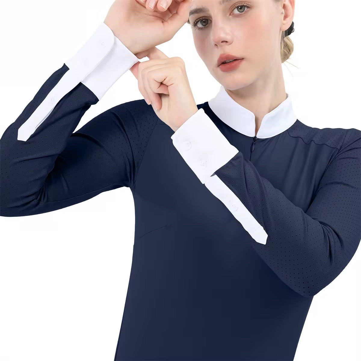 long sleeve celeste show-shirt