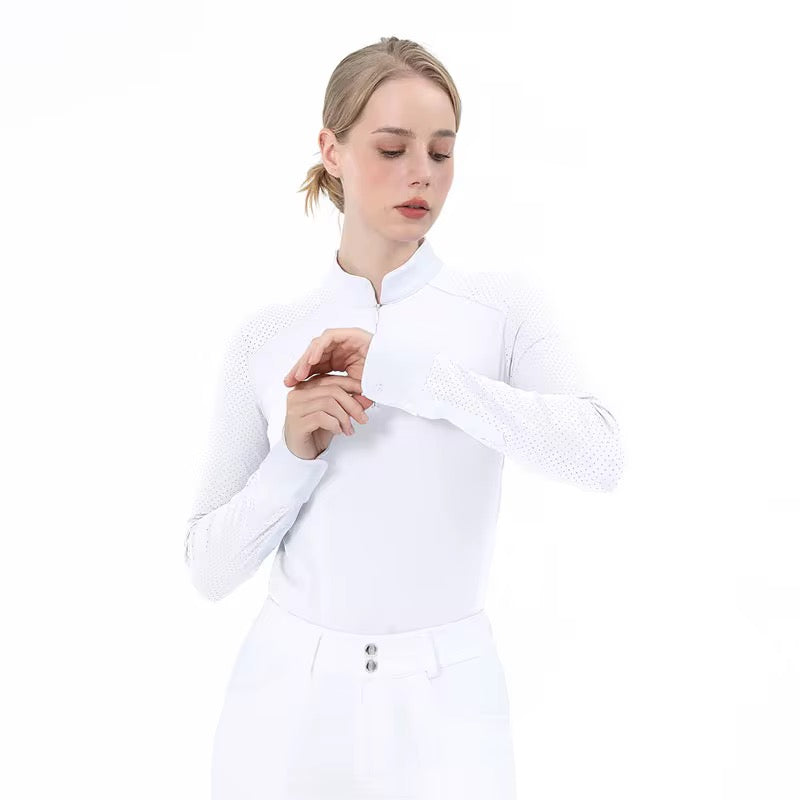 long sleeve celeste show-shirt