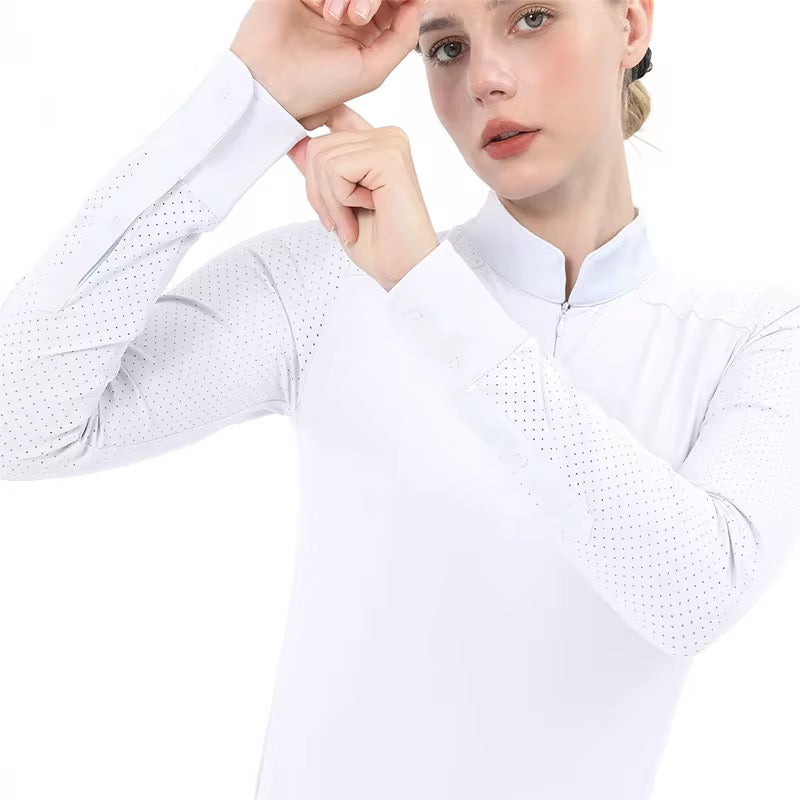 long sleeve celeste show-shirt